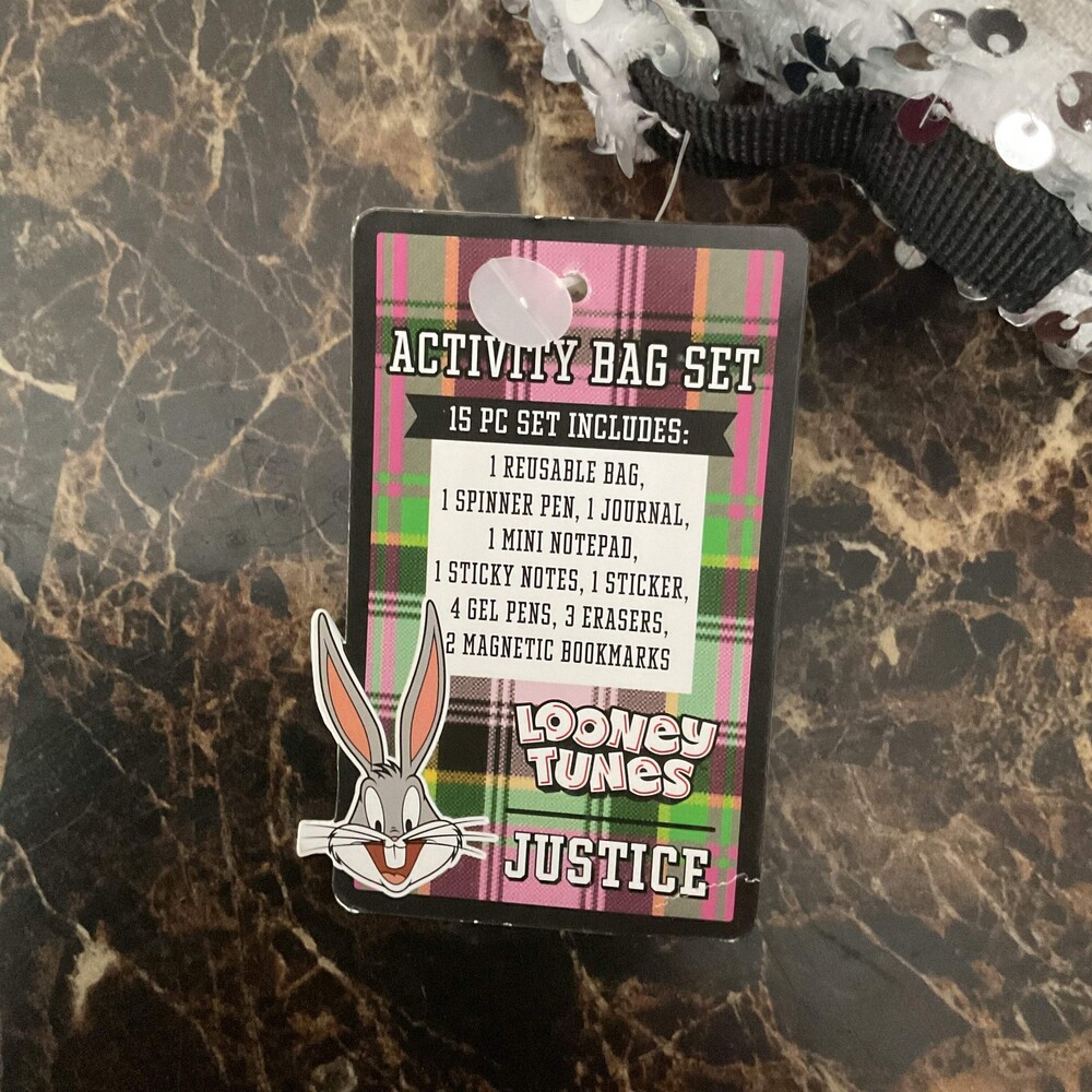 Looney Tunes × Justice Activity Bag Set - 15 Pieces - Picture 3 of 7